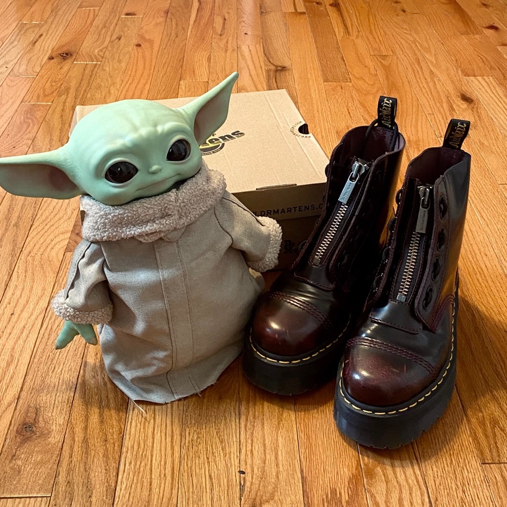 Dr Martens Sinclair Cherry Red Boots